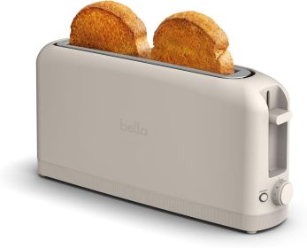 2 Slice Slim Toaster, Fits-anywhere™ Kitchenware, 6 Setting Shade Control with Reheat & Cancel Buttons, Fits sourdough, 10' Long Slot