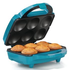 Non-Stick 6-Count Electric Cupcake Maker Machine – Bakes 6 Cupcakes, Muffins, Pizza Cups, Cinnamon Buns – Perfect for Gifts, Birthdays, Holidays