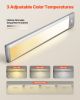 Under Cabinet Lighting, 2 PCS, 40 LED Motion Sensor Lights, Rechargeable Battery Operated Closet Lights with Remote Control