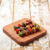 200 PCS Bamboo Skewers, 12 Inch Wooden Skewer for Appetizers, Fruit, Kebabs, Grilling Barbecue, Burger, Sausage, Cocktail Picks for Drinks