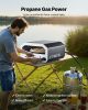 Outdoor Pizza Oven, 16 in Propane Gas Pizza Maker, Portable Pizza-Cooker with Electric Rotation, Thickened Pizza-Stone, Carry Bag