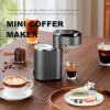 PSC18W  600W espresso machine with 15bar pressure, featuring hot and cold brewing systems. Includes powder tray and capsule holder, perfect for home