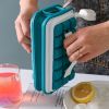 1pc 18 Grids Ice Ball Maker; Reusable Ice Cube Mold; Silicone Ice Cube Tray; Kitchen Bar Accessories Gadgets