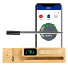 PSJX369 BBQ Meat Thermometer-SUS304 Stainless Steel with Bluetooth 5.2 Connectivity (700ft range), 24-hour battery life